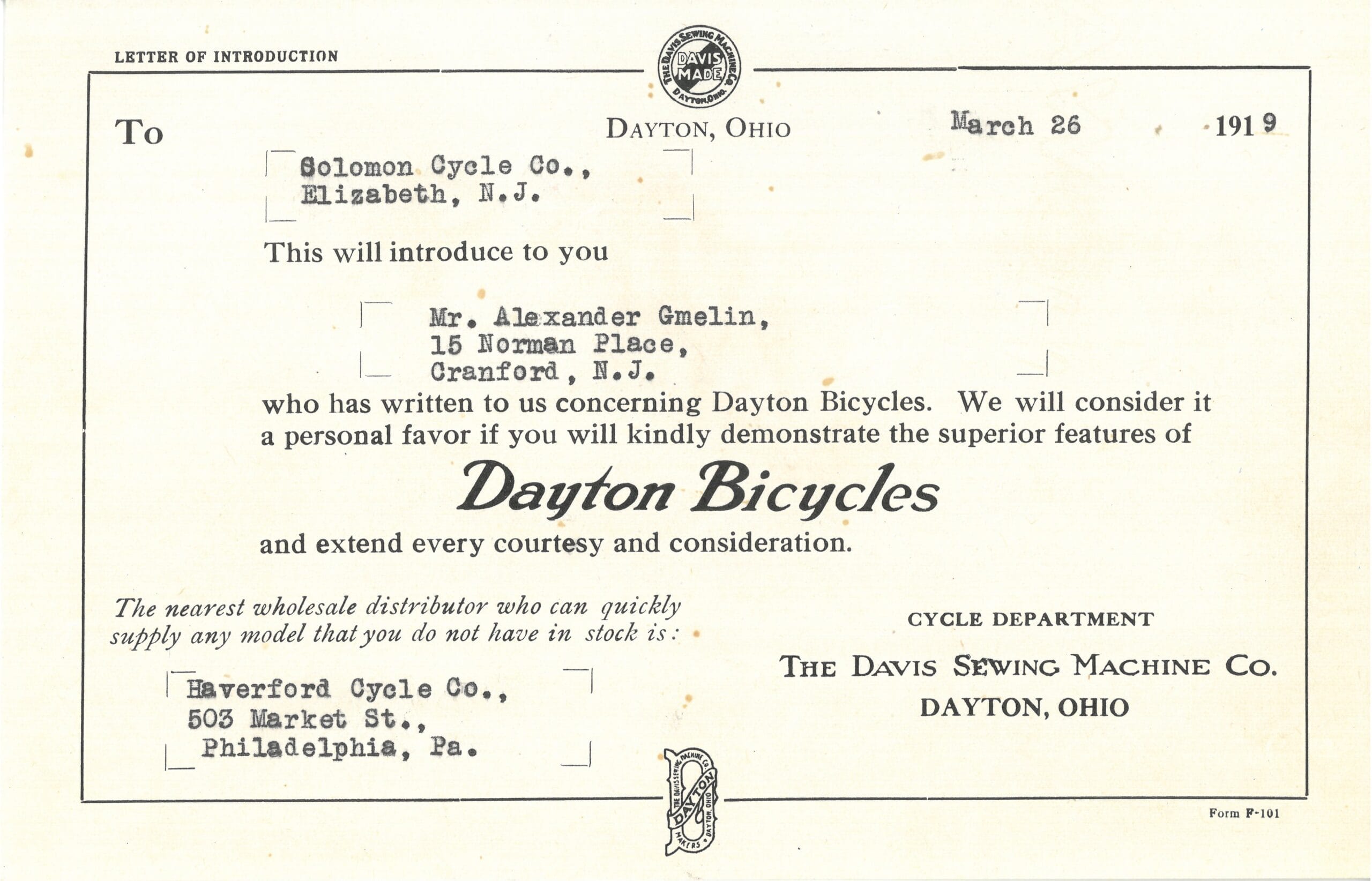 1919 Dayton-IntroLetter