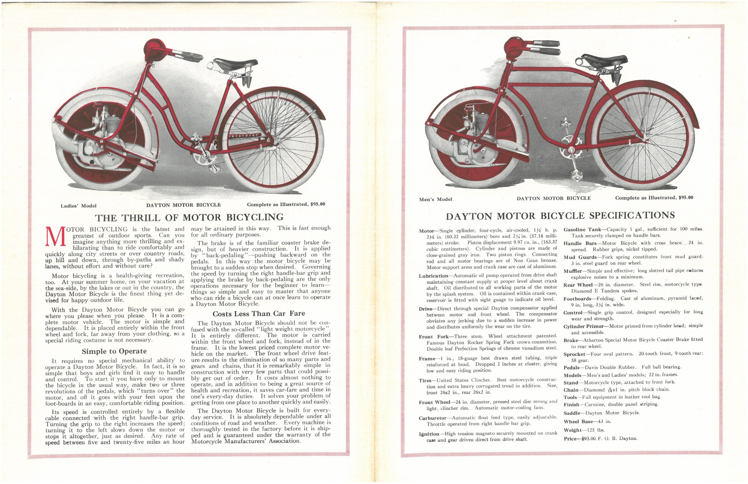 Dayton Motor Bicycle - cir. 1915 - 2-3
