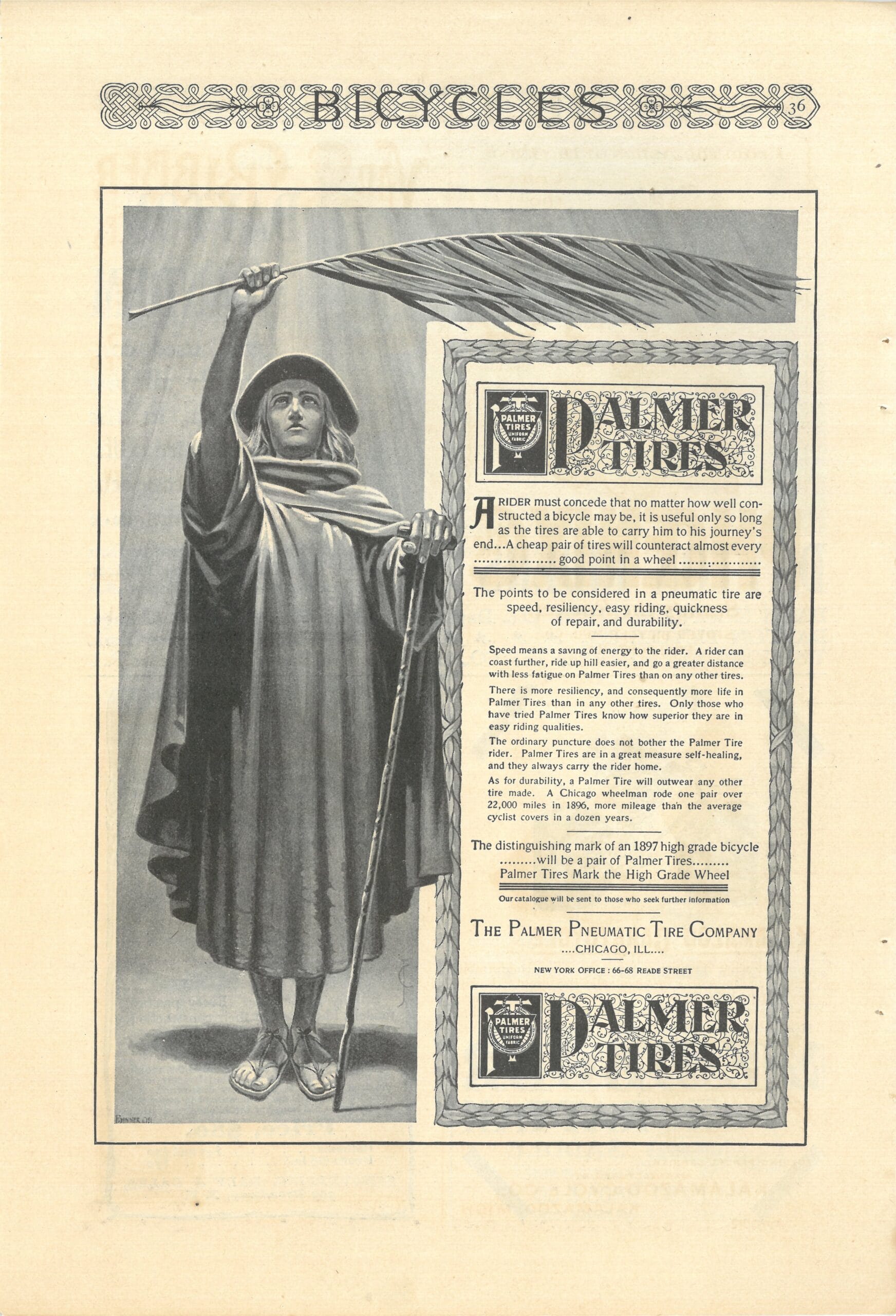 1895-1900~ - The Dayton Tandem - Unknown Publication - Back