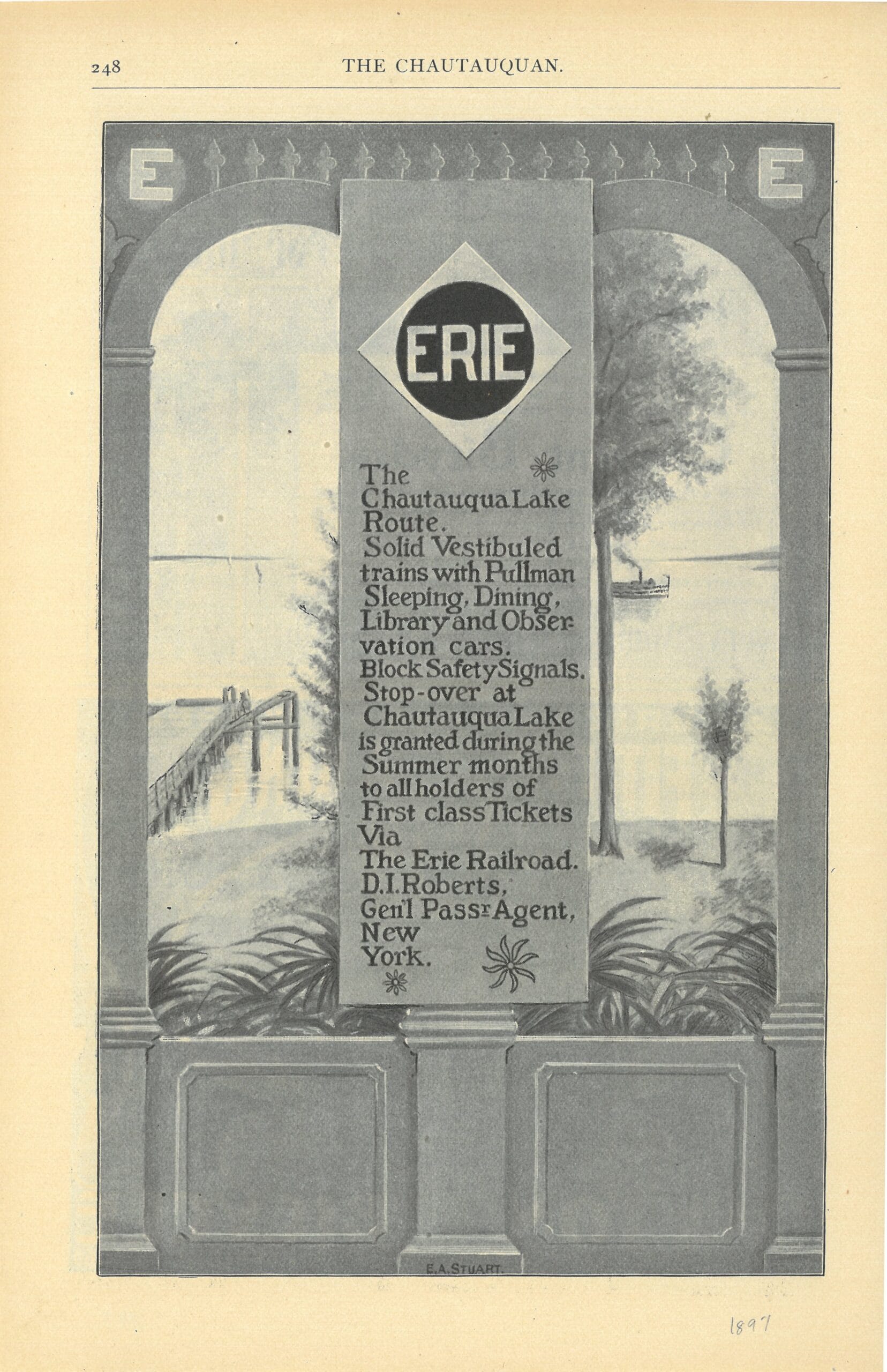 1897 - DSMC Dayton Ad Fit for a King - The Chautauquan - Back