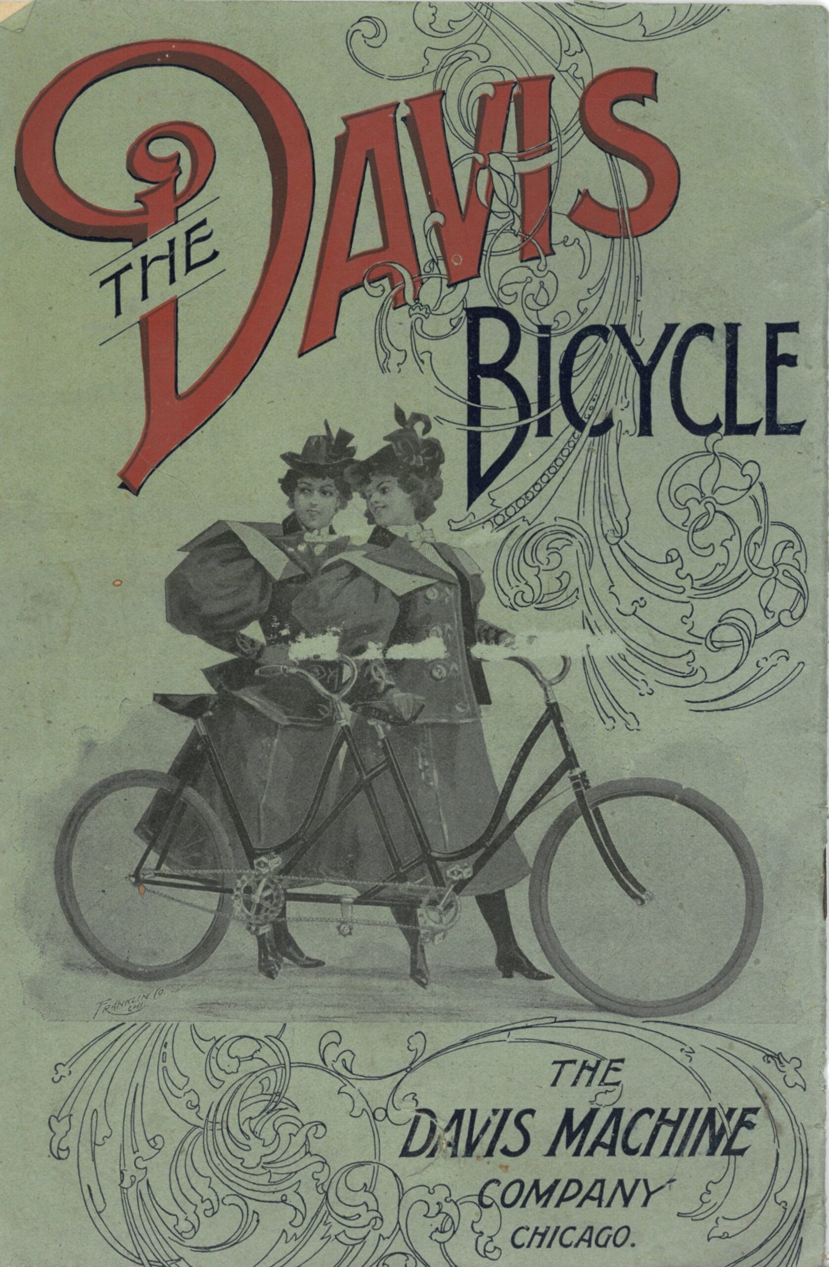 1898 Davis Machine Company Catalog - Back Cover