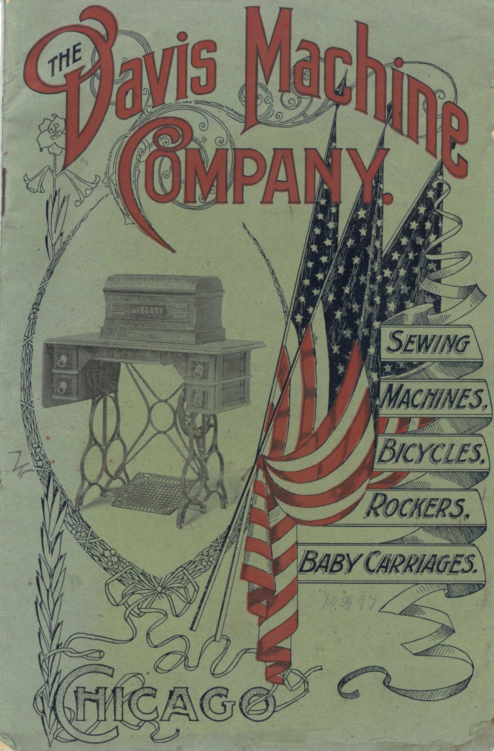 1898 Davis Machine Company Catalog - Front Cover