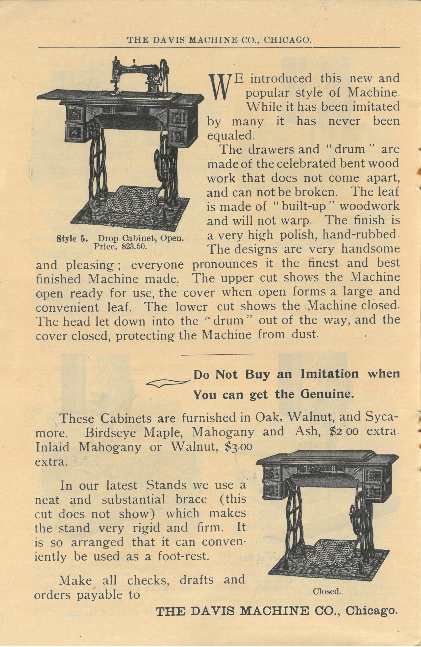 1898 Davis Machine Company Catalog - Page 13