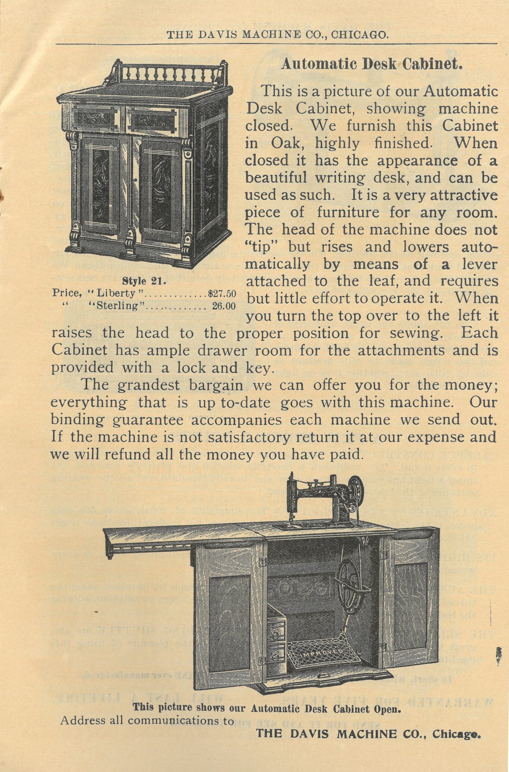 1898 Davis Machine Company Catalog - Page 14