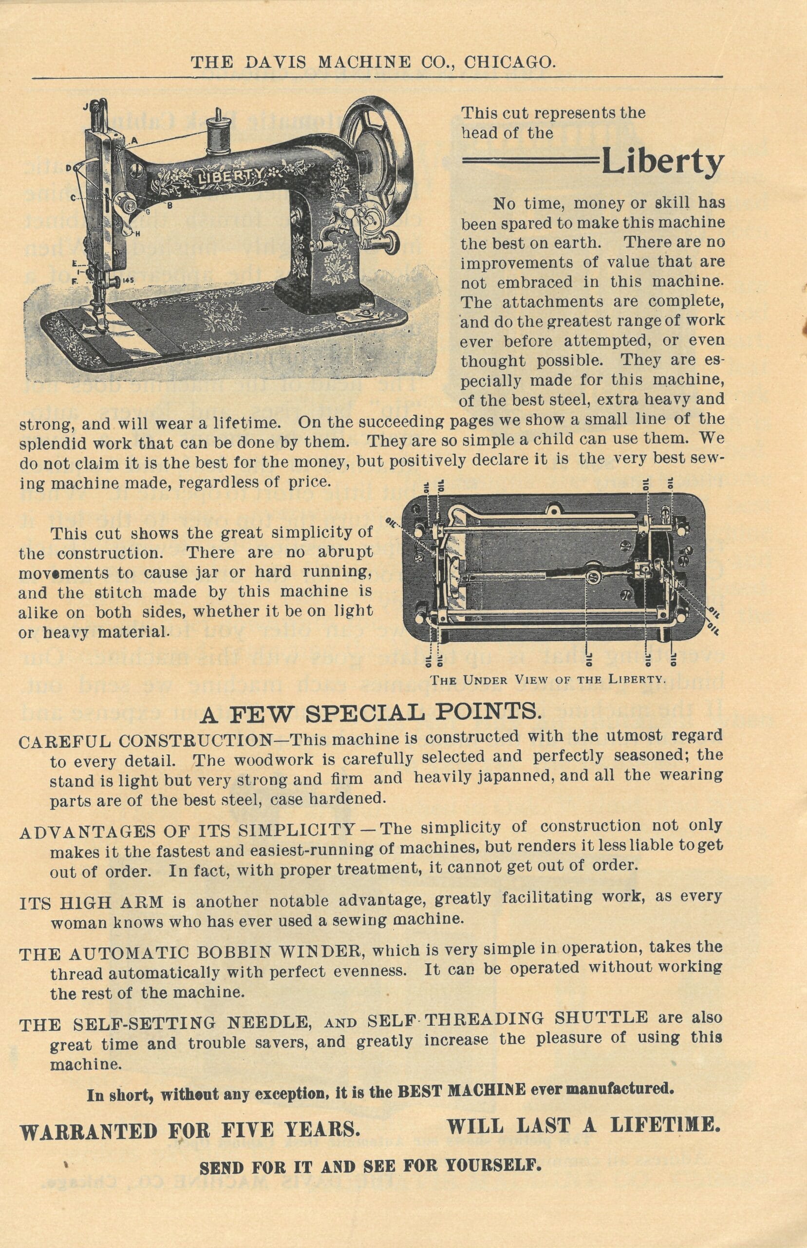 1898 Davis Machine Company Catalog - Page 15