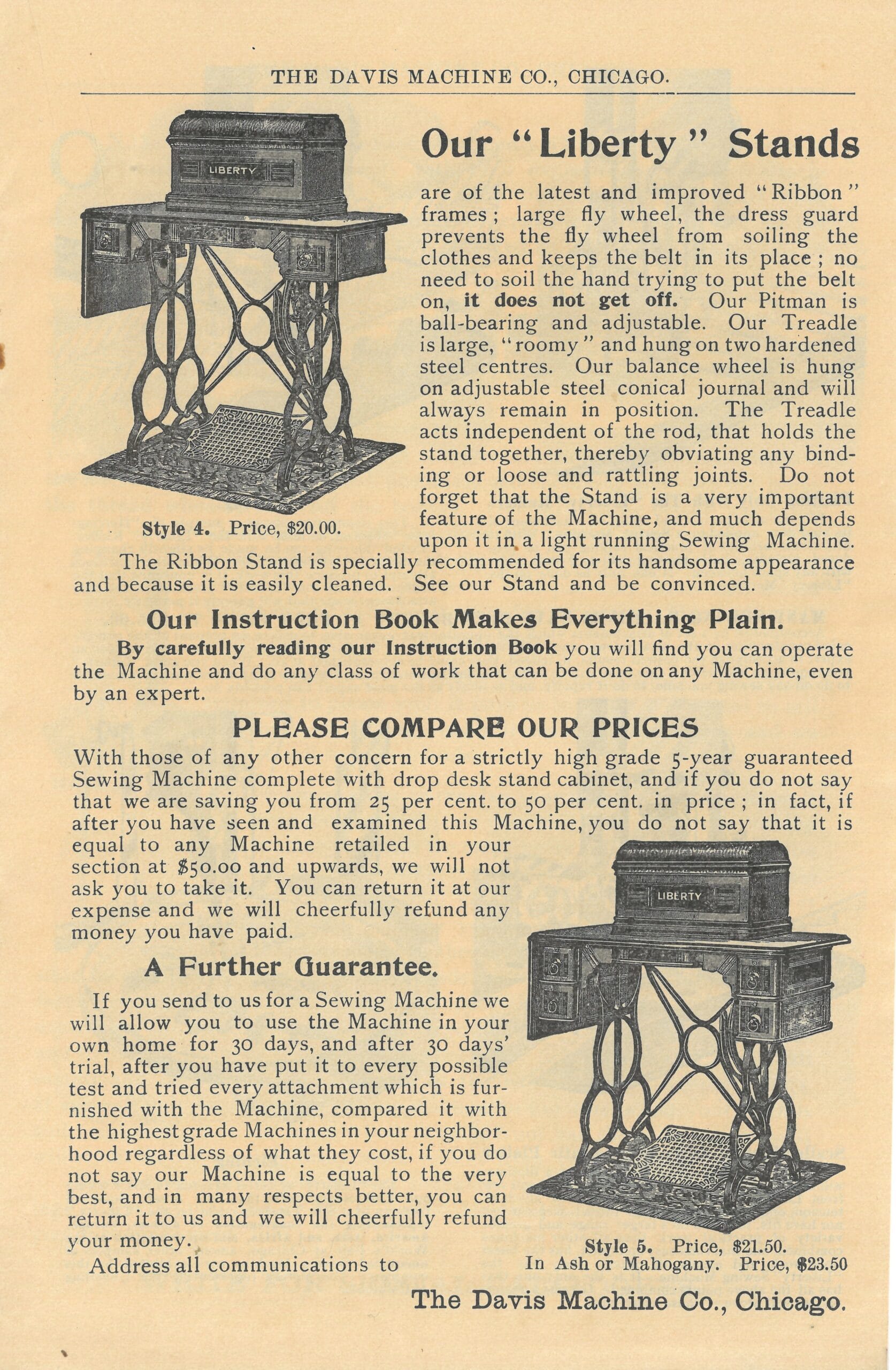 1898 Davis Machine Company Catalog - Page 16