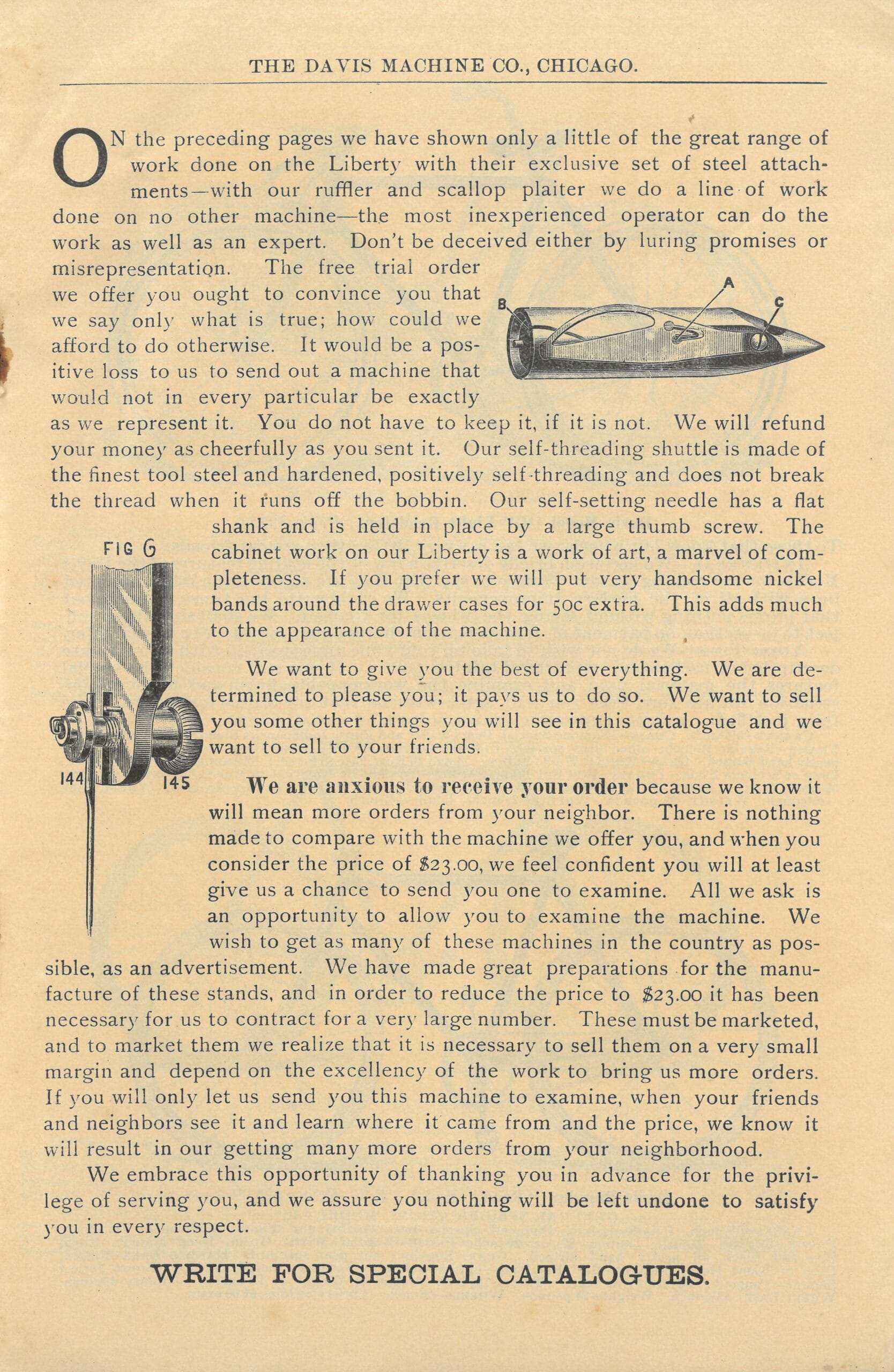 1898 Davis Machine Company Catalog - Page 18