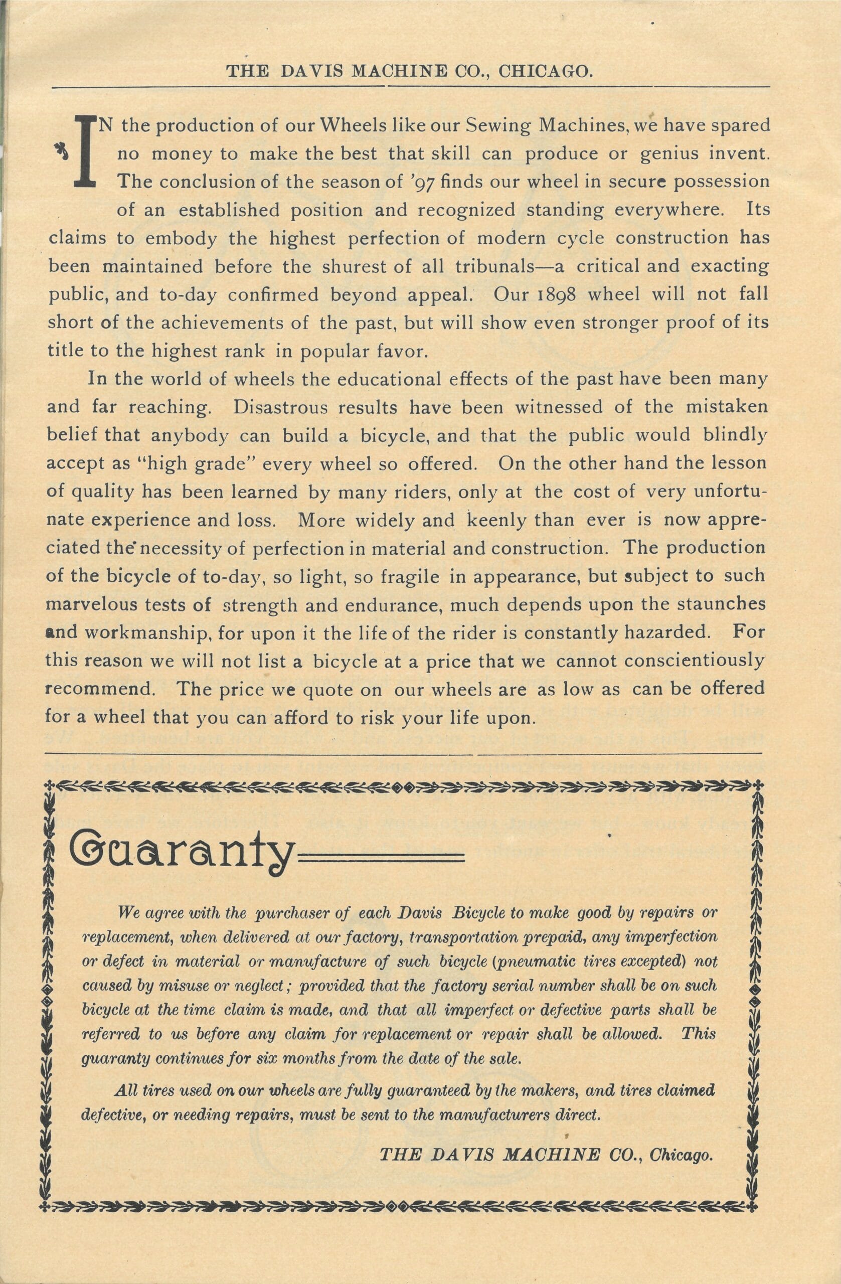 1898 Davis Machine Company Catalog - Page 23