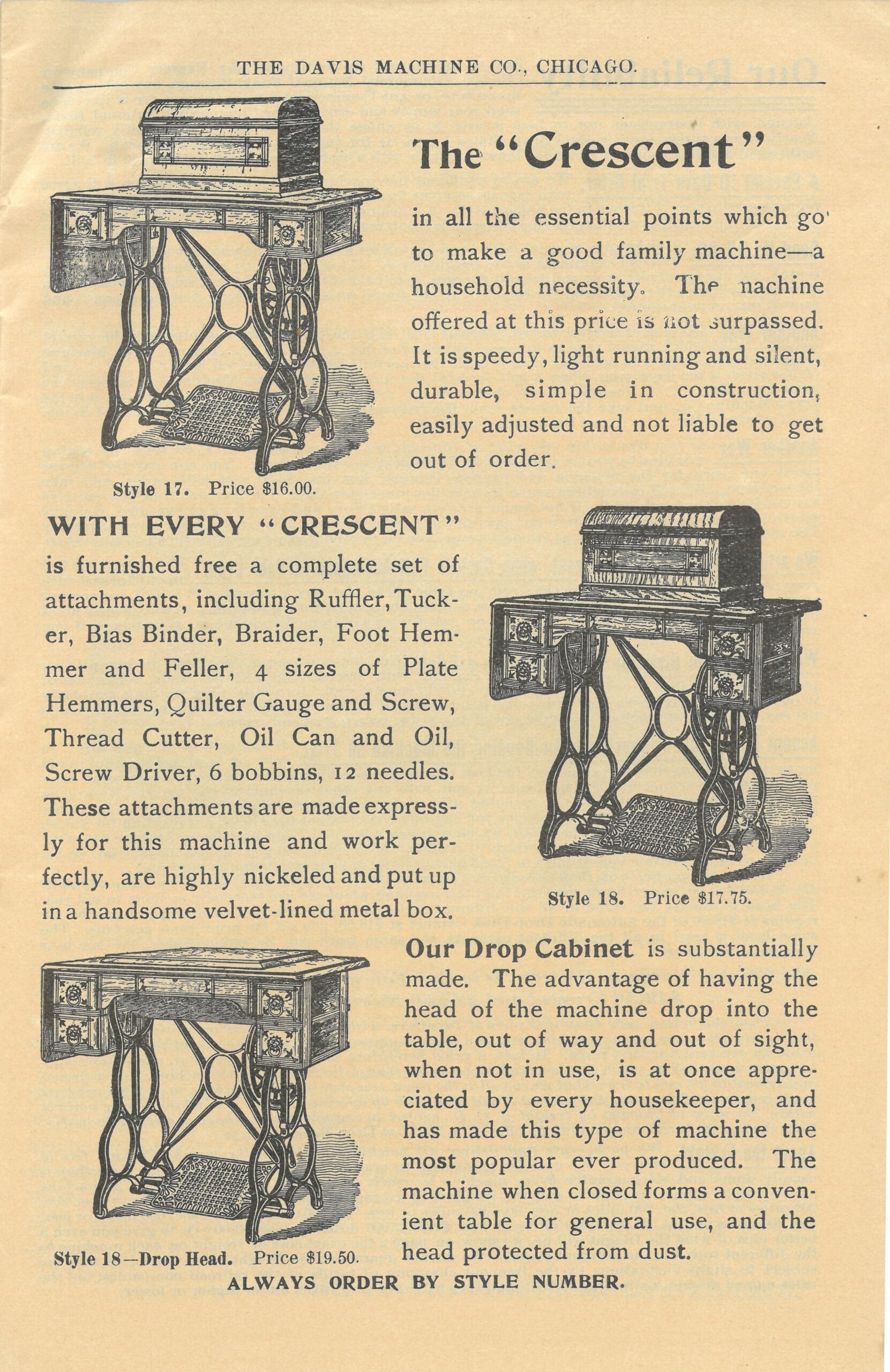 1898 Davis Machine Company Catalog - Page 6