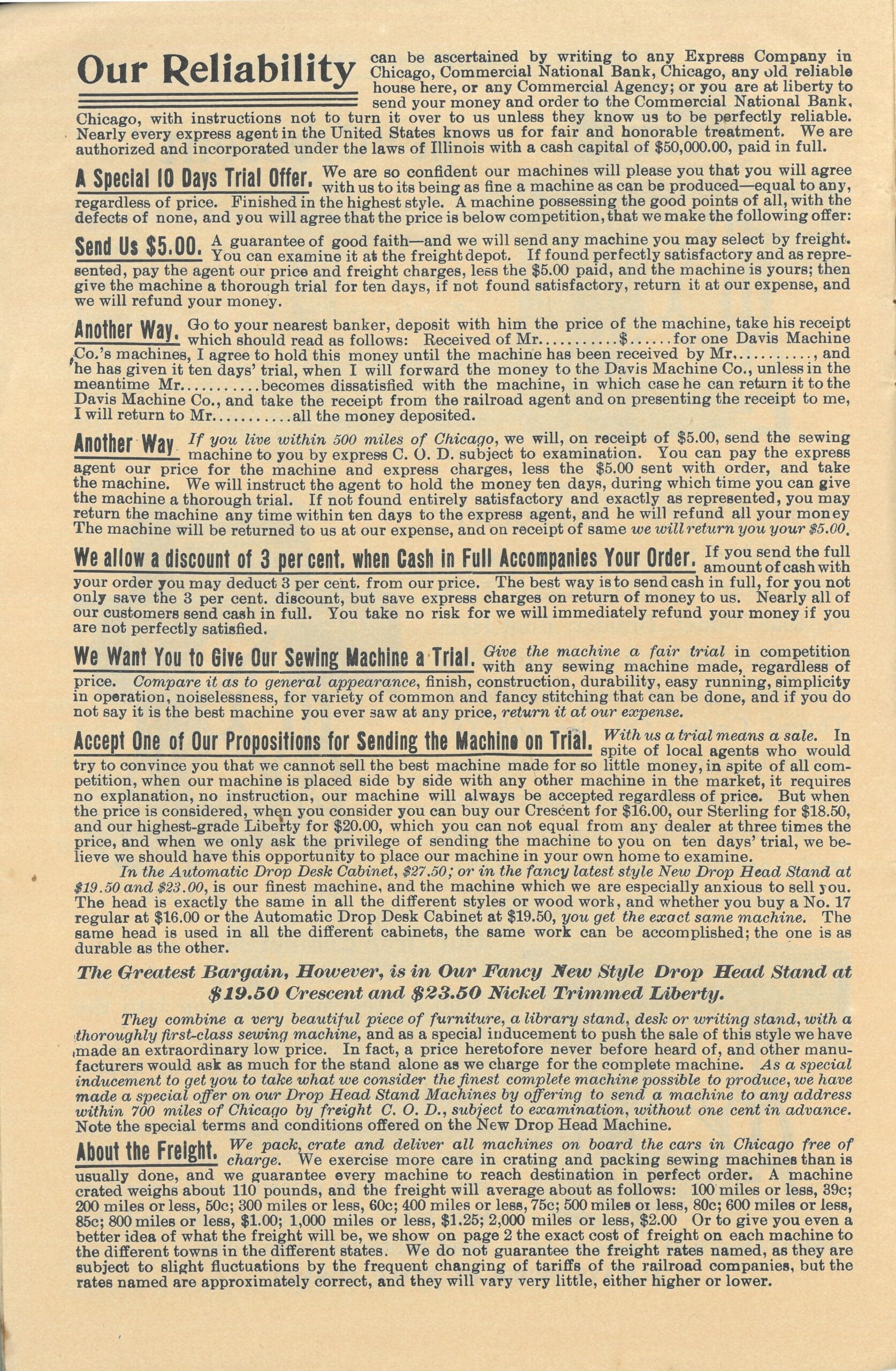 1898 Davis Machine Company Catalog - Page 7