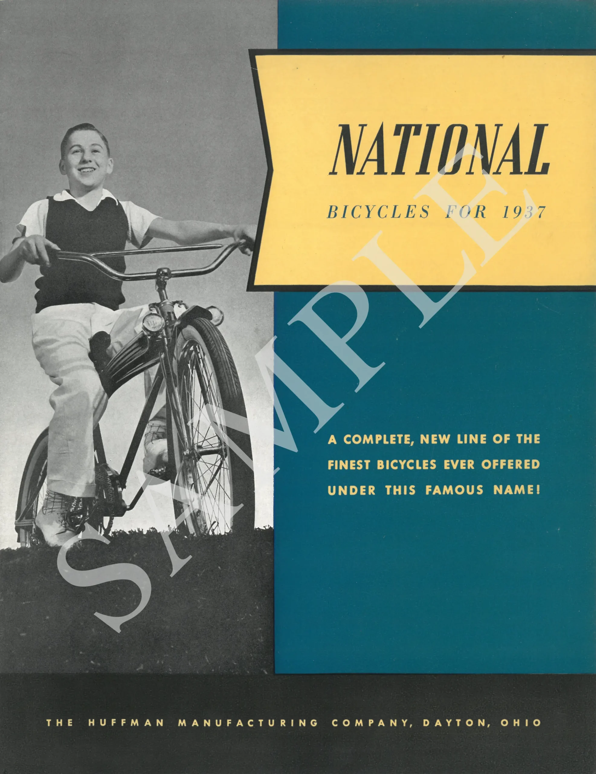 1937 National Bicycle Catalog WM-1
