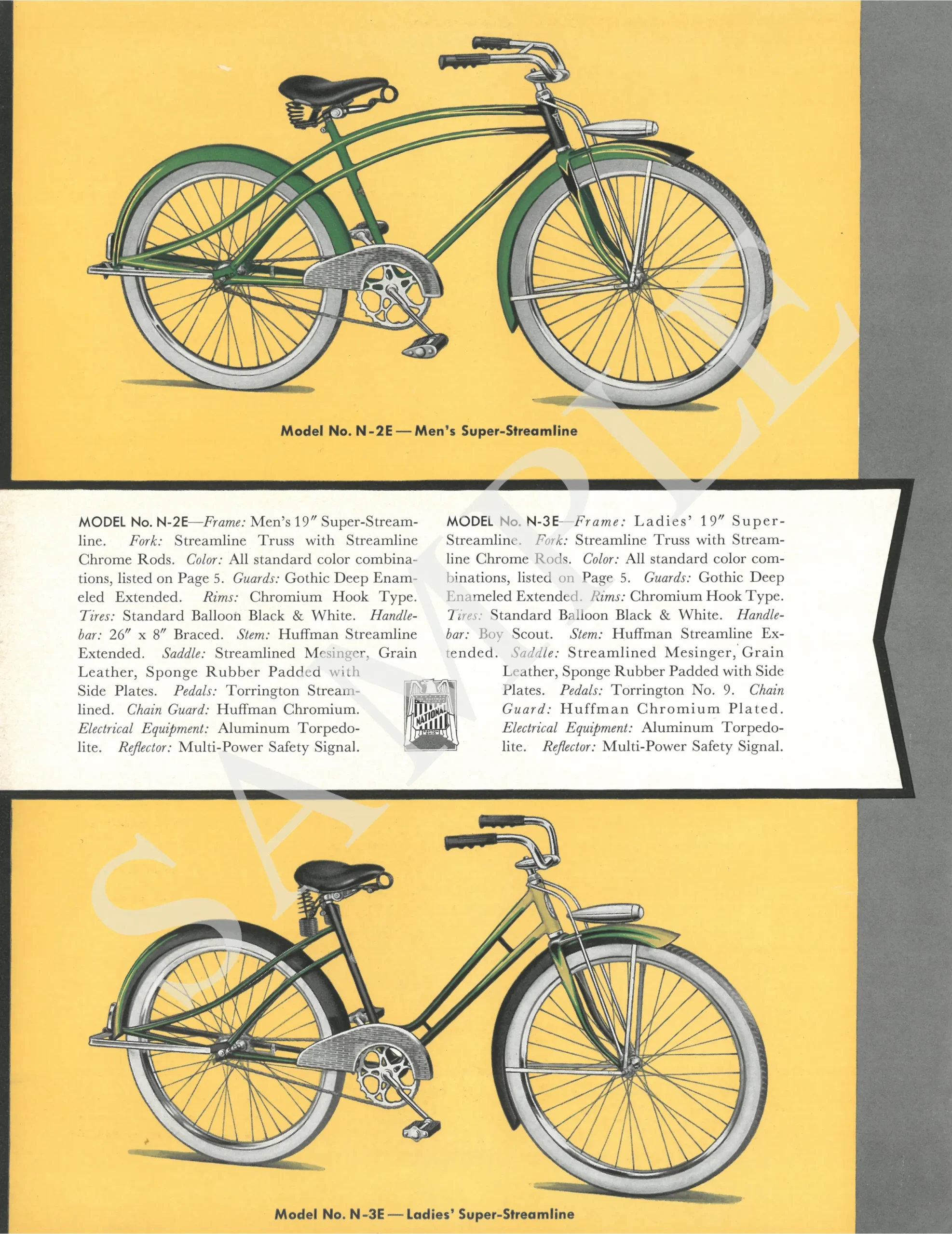 1937 National Bicycle Catalog WM-4