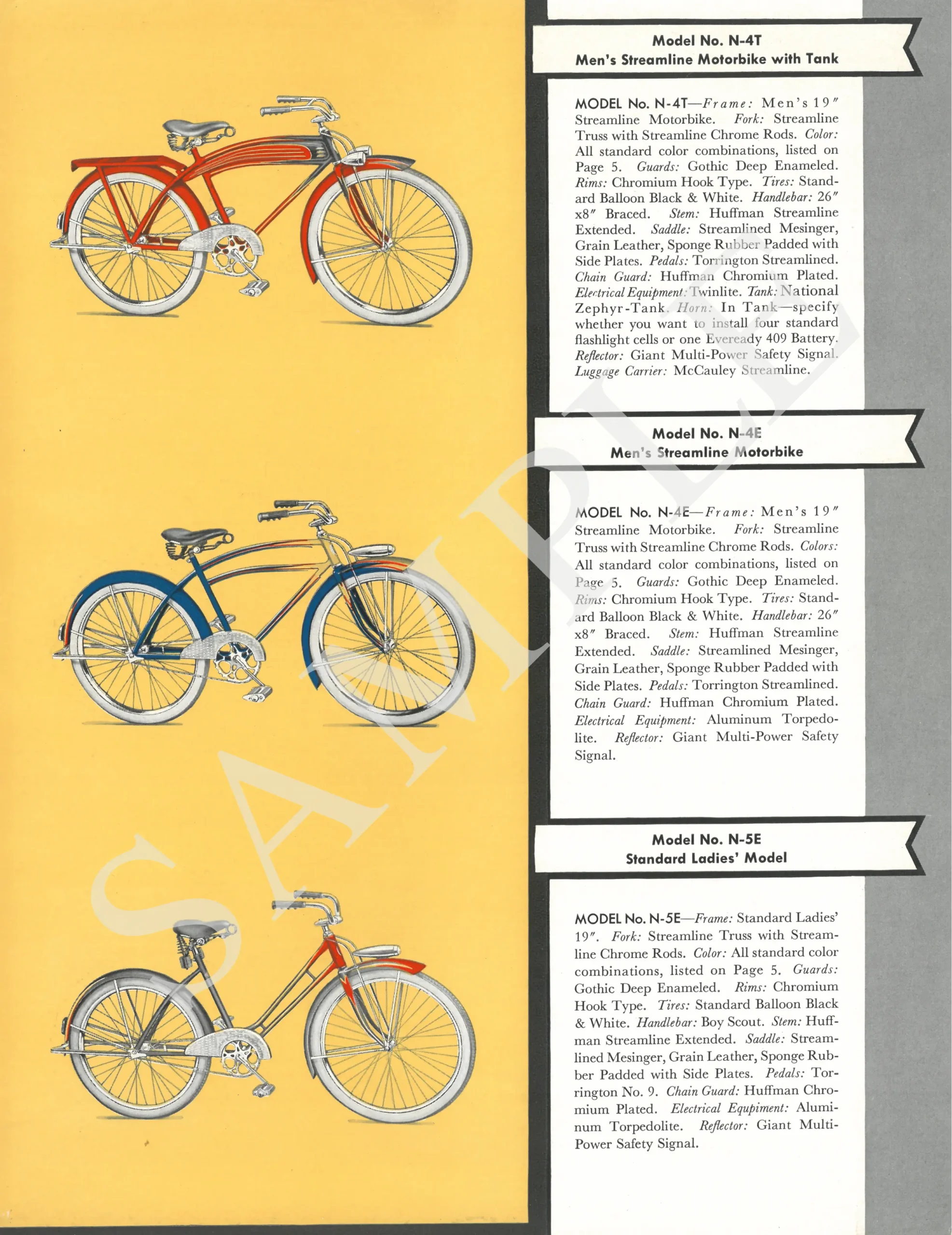 1937 National Bicycle Catalog WM-6