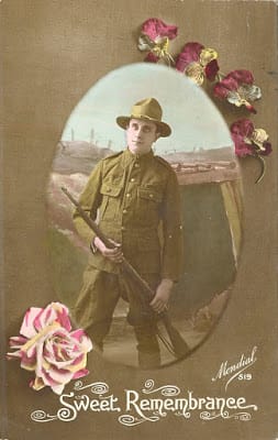 William Warren Fenton WWI Postcard (2)